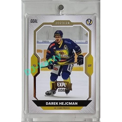 2023/24 Goal cards Chance Liga 2. série #305 Darek Hejcman Expo Gold 1of7