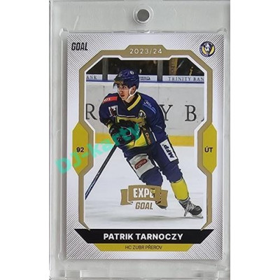 2023/24 Goal cards Chance Liga 2. série #306 Patrik Tarnoczy Expo Gold 1of7