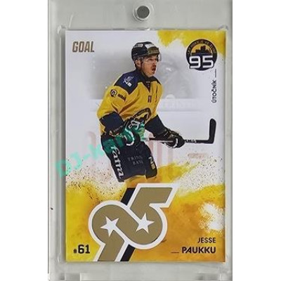2024 Goal Cards 95. VÝROČÍ ZLÍNSKÉHO HOKEJE #ZL20 Jesse Paukku