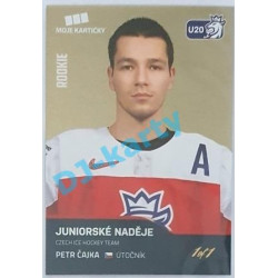 2020 MK reprezentace Petr Čajka RC juniorské naděje #75 1/1 Gold