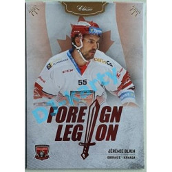 2020/21 OFS 2. série Jérémie Blain #FL-JBL Foreign Legion RED /55