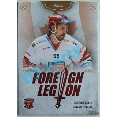 2020/21 OFS 2. série Jérémie Blain #FL-JBL Foreign Legion RED /55