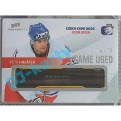 2020 MK reprezentace Petr Hubáček #7 14/15 Game Used Czech Expo