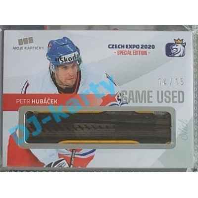 2020 MK reprezentace Petr Hubáček #7 14/15 Game Used Czech Expo