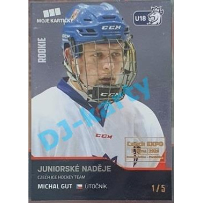 2020 MK reprezentace Michal Gut #83 1/5 Blue Czech Expo