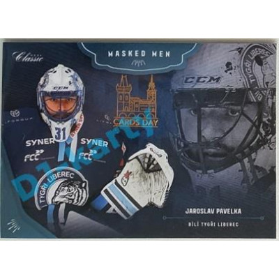 2020/21 OFS 1. série Jaroslav Pavelka #MM-4 X/3 Masked Men CARDS DAY