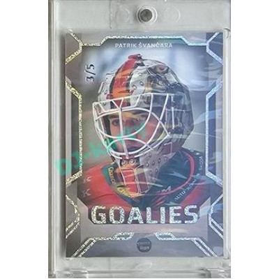2023/24 Goal cards Chance Liga 2. série #G-19 Patrik Švančara Goalies Parallel 3/5