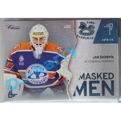 2019/20 OFS Chance liga Jan Škorpík #MM-JŠK xx/15 Masked Men Expo Pard.