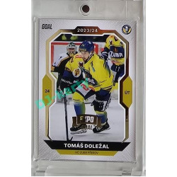 2023/24 Goal cards Chance Liga 2. série #311 Tomáš Doležal Expo Gold 1of7