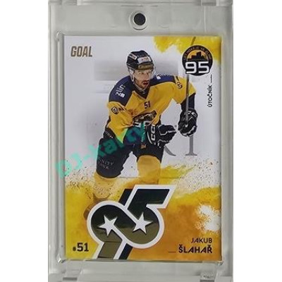 2024 Goal Cards 95. VÝROČÍ ZLÍNSKÉHO HOKEJE #ZL25 Jakub Šlahař