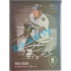 2019/20 OFS Pavel Kousal #138 5/5 Black Rainbow Signature
