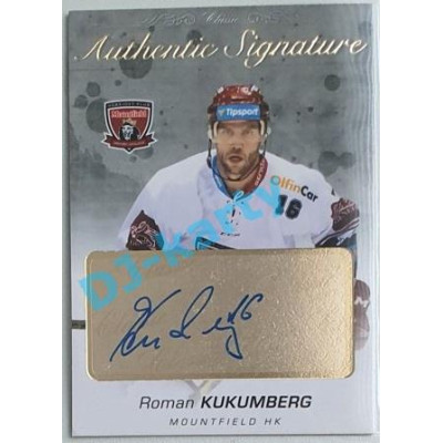 2017/18 OFS Roman Kukumberg #AS-115 3/6 Authentic Signature Gold
