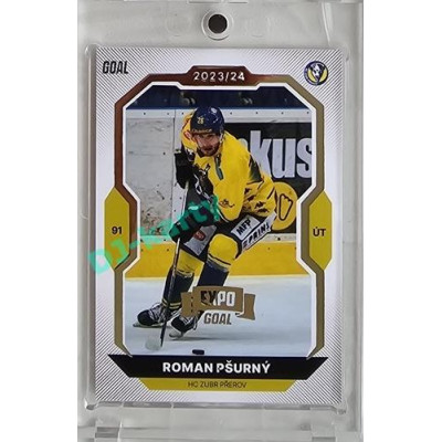 2023/24 Goal cards Chance Liga 2. série #312 Roman Pšurný Expo Gold 1of7