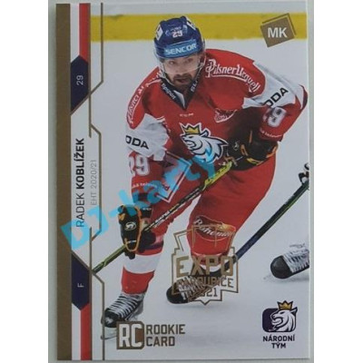 2021 MK reprezentace Radek Koblížek RC EHT #16 1/5 Expo Gold