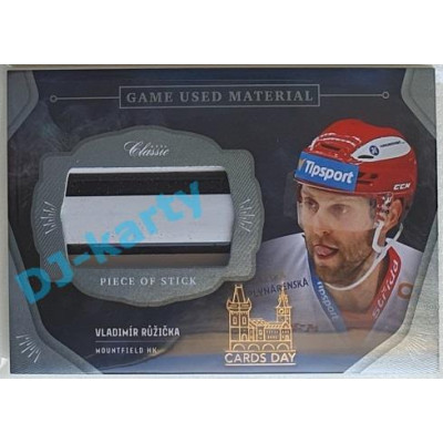 2020/21 OFS 2. série Vladimír Růžička #RPS-VRŮ x/14 Game Used Material CARDS DAY