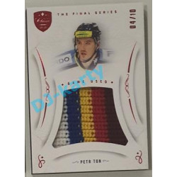 2021/22 OFS The Final Series Petr Ton #MEM-PT 04/10 Game Used Jersey Red