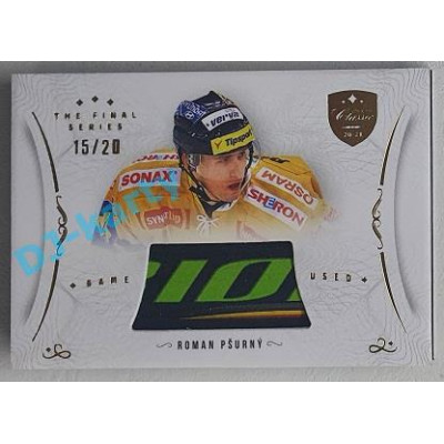 2021/22 OFS The Final Series Roman Pšurný #STI-PSR 15/20 Game Used Stick Gold