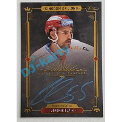 2021/22 OFS The Final Series Jérémie Blain #A03 4/5 Bonus Signature Kingdom of Lions