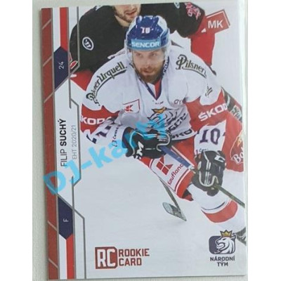 2021 MK reprezentace Filip Suchý RC EHT #41 5/25 Red