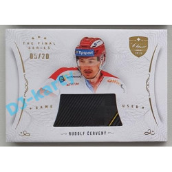 2021/22 OFS The Final Series Rudolf Červený #STI-CER 05/20 Game Used Stick Gold
