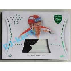 2021/22 OFS The Final Series Aleš Jergl #STI-JEA 3/5 Game Used Stick Emerald