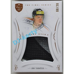 2021/22 OFS The Final Series Jan Tabaček #MEM-AT 08/20 Game Used Gold