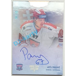 2021/22 OFS The Final Series Matěj Paulovič #FL-MPA 14/15 Bonus Signature Foreign Legion
