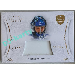 2021/22 OFS The Final Series Tomáš Pöpperle #STI-POO Game Used Stick Gold PROMO