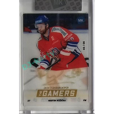 2023 MK The Gamers Extended #TG-MR Martin Růžička Legends autographs GOLD 02/05