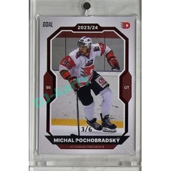 2023/24 Goal cards Chance Liga 1. série #179 Michal Pochobradský Red 3/6
