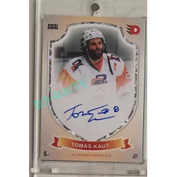 2023/24 Goal cards Chance Liga O kapku lepší hokej #21 Tomáš Kaut Expo Ostrava Signature x/6