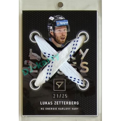 2023/24 Sportzoo ELH 1. série #LA-LZ Lucas Zetterberg Lucky Laces 21/25