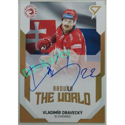 2021/22 Sportzoo TIPSPORT ELH 2. série #AWS-19 Vladimír Dravecký Around The World Auto 48/90