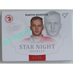 2021/22 Sportzoo TIPSPORT ELH 2. série #SN-MM Martin Marinčin Star Night Booklet 11/25