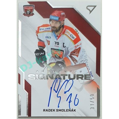 2022/23 Sportzoo ELH 1. série #AS3-RS Radek Smeloňák Signature level 3 31/50