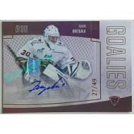 2022/23 Goal Cards Chance Liga 2. série #23 Adam Brízgala Goalies Autograph xx/49