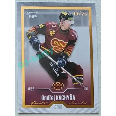 2022/23 Goal Cards Chance Liga Update #403 Ondřej Kachyňa Gold xx/23