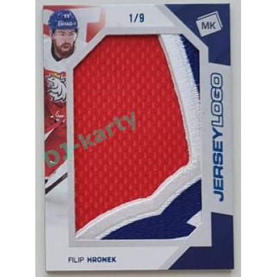 2023 MK reprezentace #JL-06 Filip Hronek Jersey Logo Memorabilia 1/9