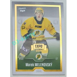 2022/23 Goal Cards Chance Liga 2. série #227 Marek Melenovský Expo Gold 1 of 3