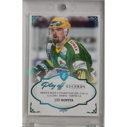 2023 Legendary Cards REKORDY ČESKÉ EXTRALIGY #MPP-04 Jiří Dopita Play Off Turquoise 1/1