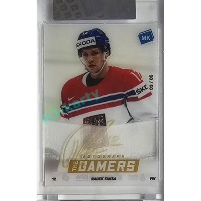 2023 MK The Gamers Extended #TG-RF Radek Faksa Legends autographs GOLD 02/05