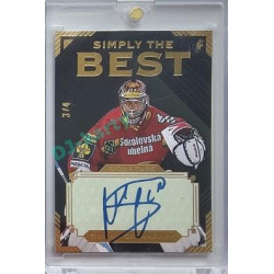 2023 Legendary Cards Simply the Best #S-32 Roman Čechmánek Signature Gold 3/4