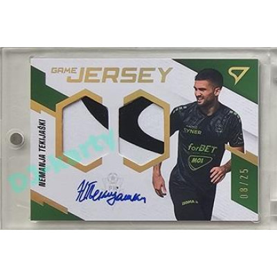 2023/24 Sportzoo Fortuna Liga 1. série #GJS-NT Nemanja Tekijaški Game Jersey Auto 08/25