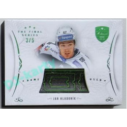 2021/22 OFS The Final Series Jan Hladoník #STI-HLA 3/5 Game Used Stick Emerald