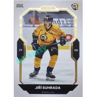 2023/24 Goal cards Chance Liga 2. série #198 Jiří Suhrada Gold 1of20