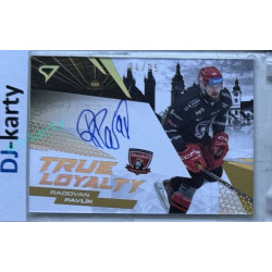 2024/25 Sportzoo ELH 1. serie #TLS-RP Radovan Pavlík True Loyalty Auto 04/25