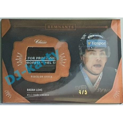 2020/21 OFS 1.série Radan Lenc #RPS-RLE 4/5 Game Used Remnants Black Cut