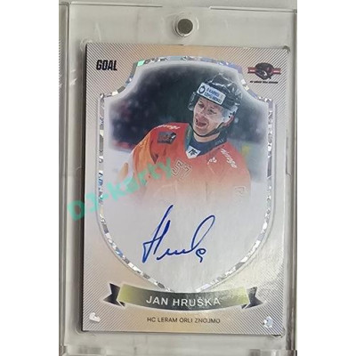 2023/24 Goal cards Chance Liga O kapku lepší hokej #23 Jan Hruška Expo Ostrava Signature x/6