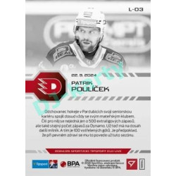 2024/25 Sportzoo ELH LIVE #L-03 Patrik Poulíček xx/51