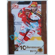 2020/21 OFS 2. série Petr Jelínek #66 06/25 Buyback Embosed GOLD